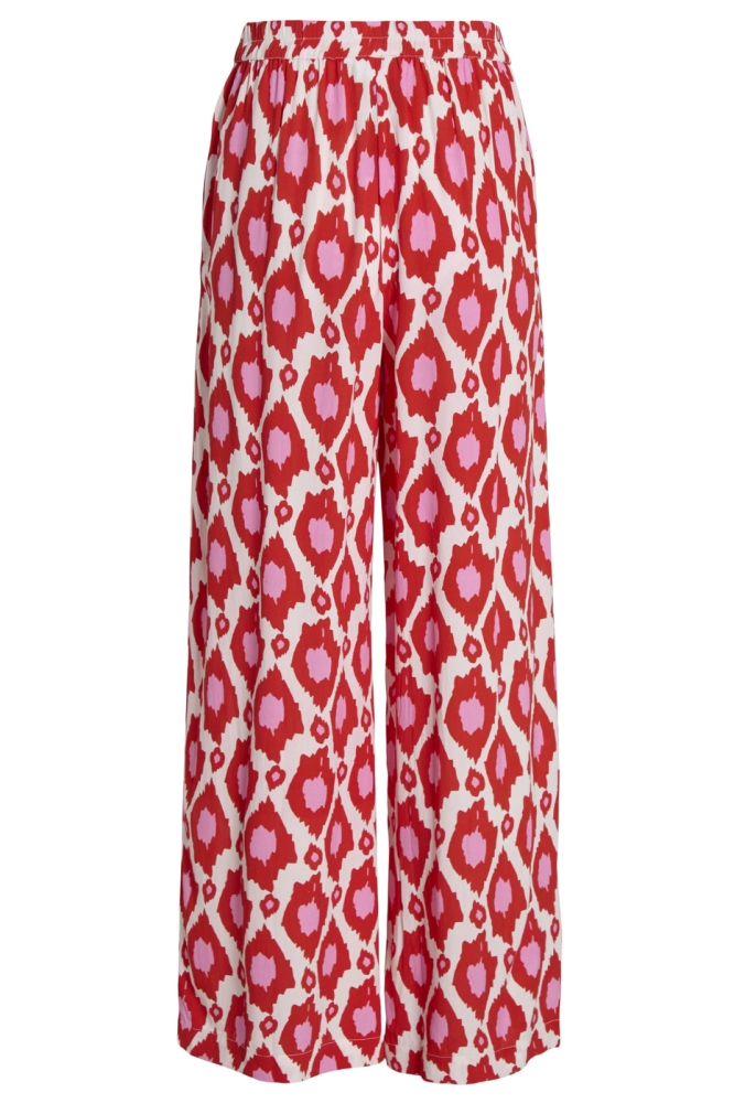 VIKIKKI HW WIDE PANTS/TES 14109539 AURORA RED